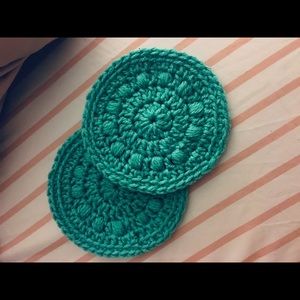 2 Handmade Crochet Face Cloths / Dish Cloths